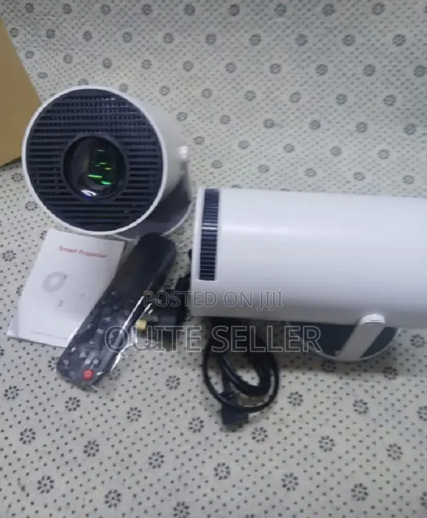 Hy300 Pro Mini Android Smart Projector - 360 Degrees Flip