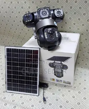 Solar Light Triple-Lens 4g Solar CCTV Surveillance Cam Tripple Lens