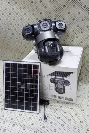 4g Solar CCTV Surveillance Cam With Built-in Battery Featuring Light