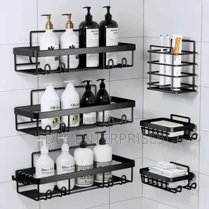 6-Pc Shower Caddy - Spacious Bathroom Shower Organizers