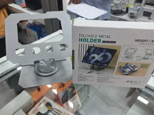 Foldable Metallic Laptop Stand