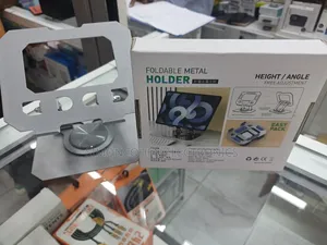 Foldable Metallic Laptop Stand