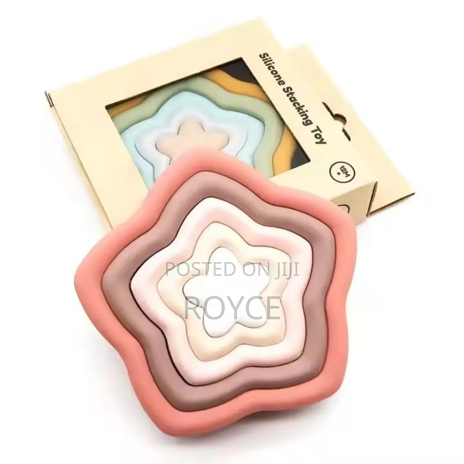 Silicone Flower Stacking Toy