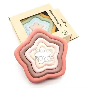 Silicone Flower Stacking Toy