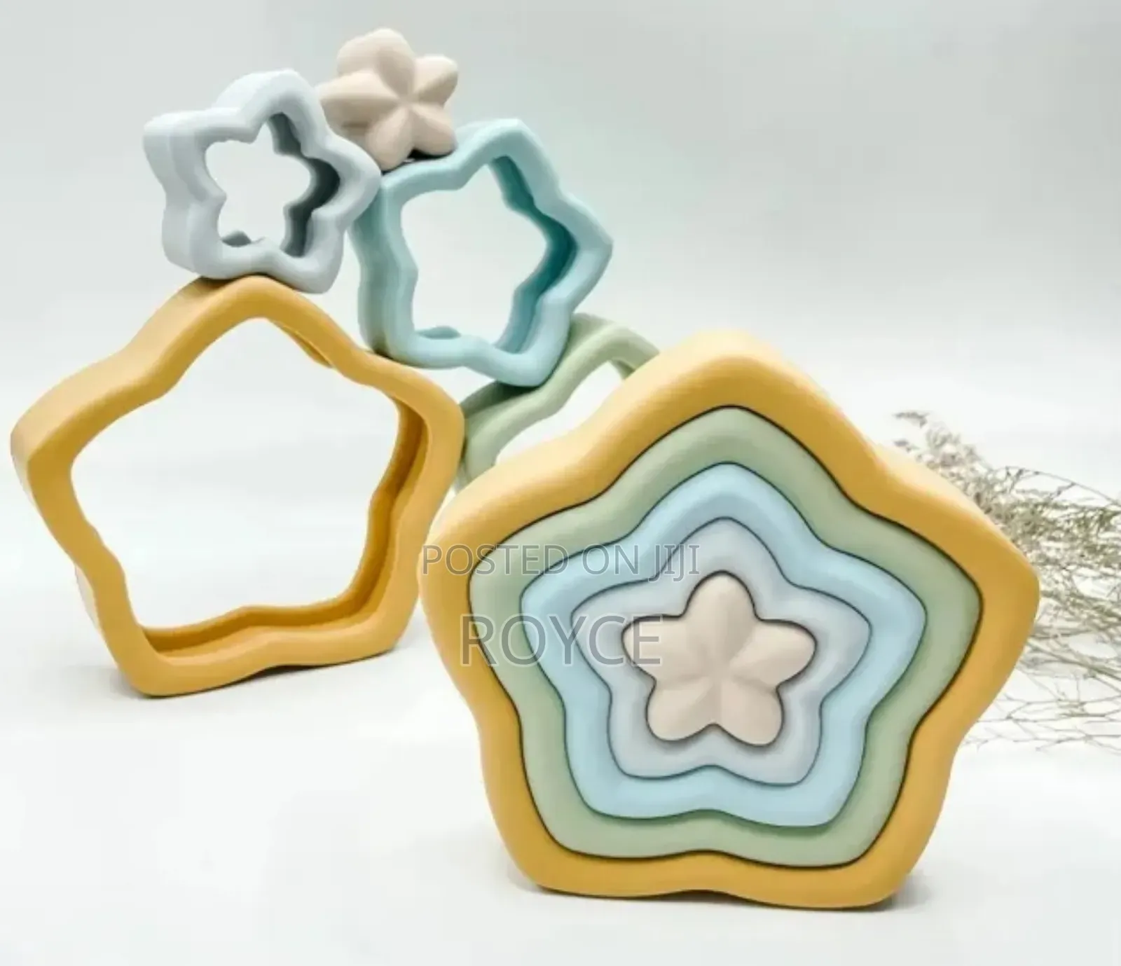 Silicone Flower Stacking Toy