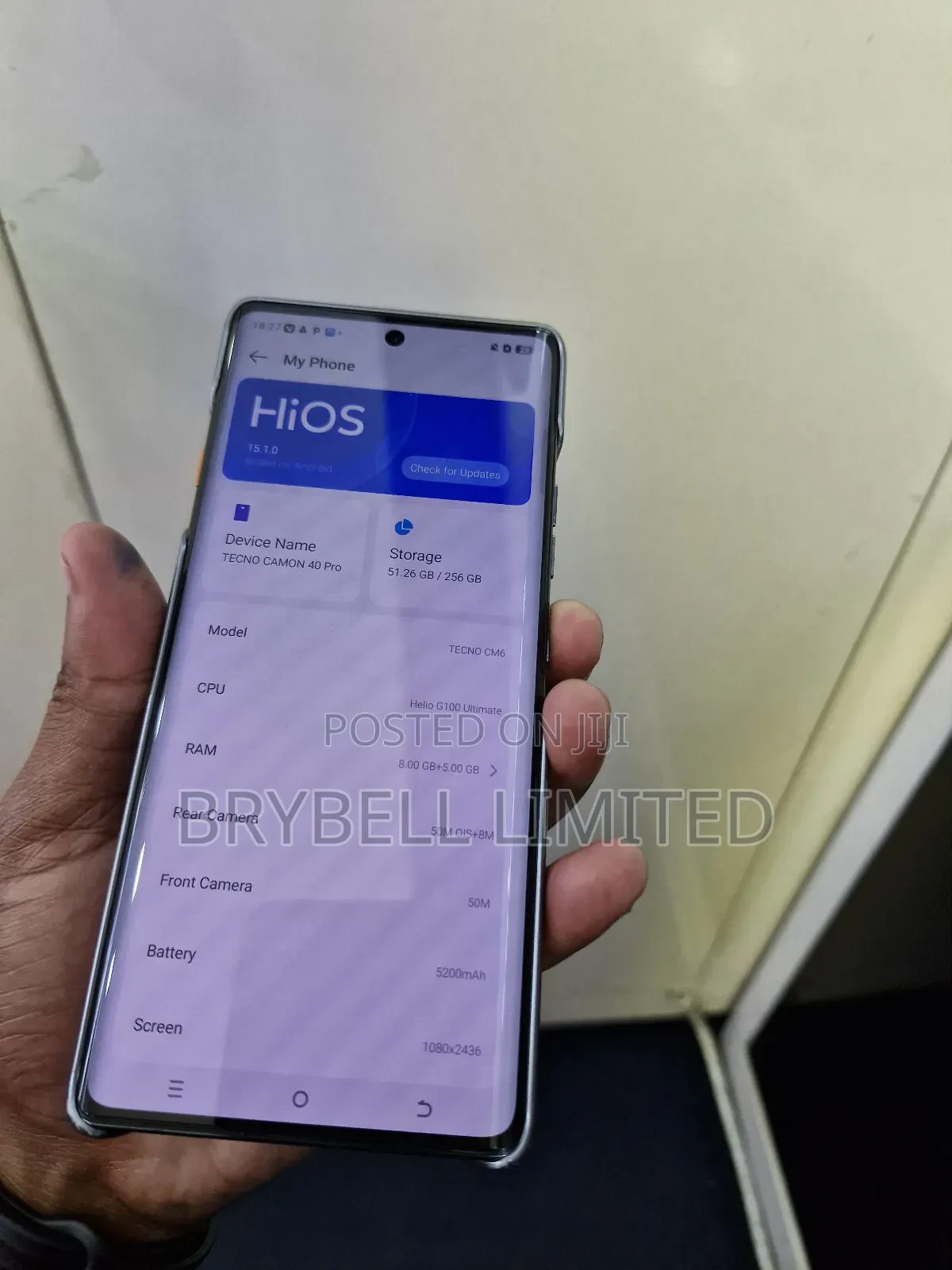 Tecno Camon 40 Pro 256 GB Gray