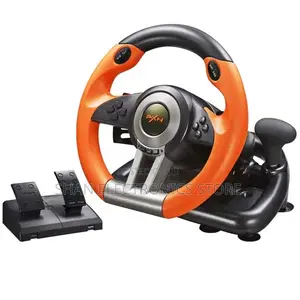 PXN V3 Pro Gaming Steering Wheel With Pedals - 180° Wheel, Vibration