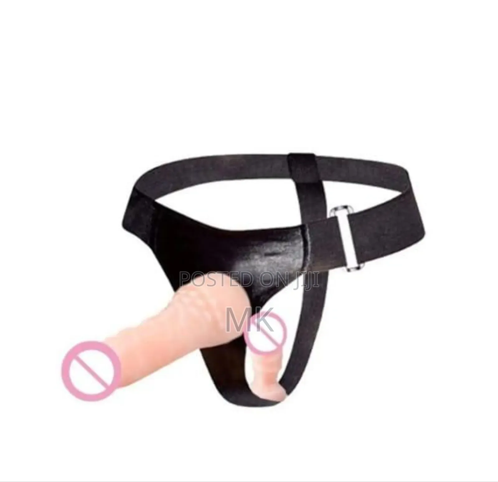Double Strap-on With Harness