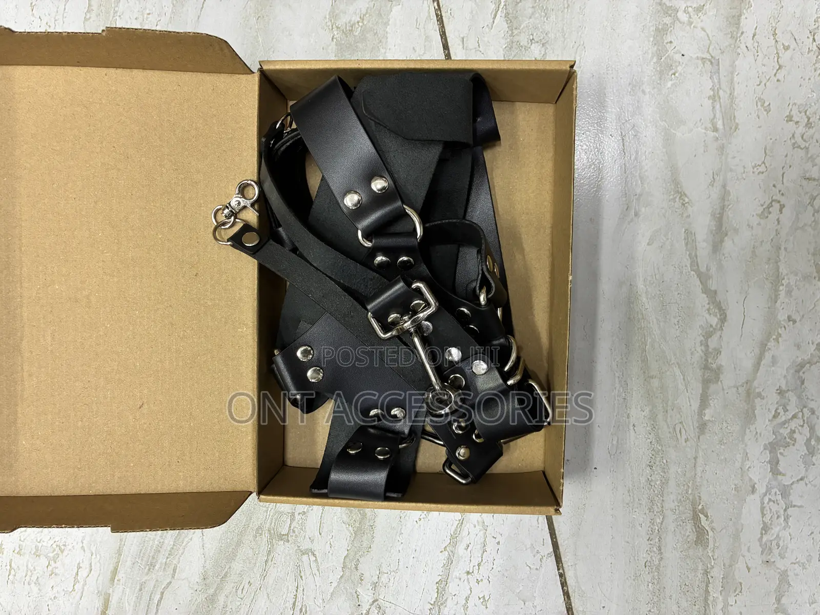 Black Leather Camera Strap