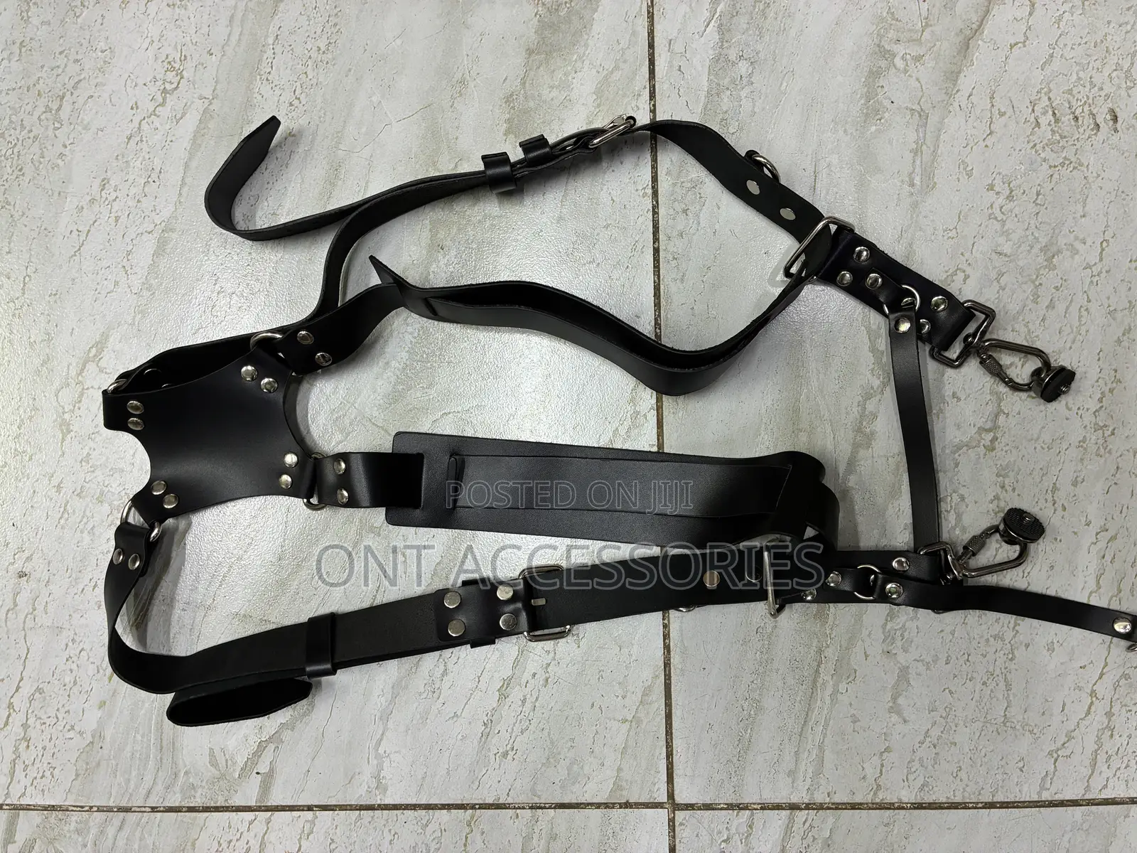 Black Leather Camera Strap