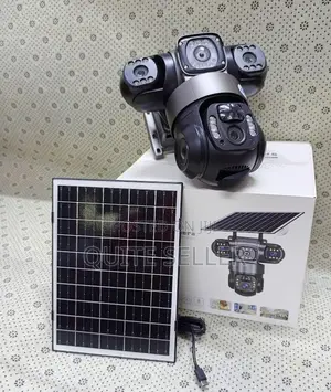 4g Triple Lens Dual Lens Solar Camera 4g Sim Card Support