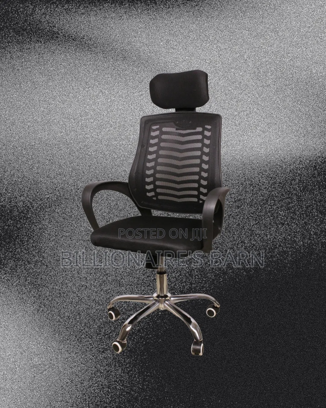 Plush Secretarial Mesh Chair | Lumbar Support