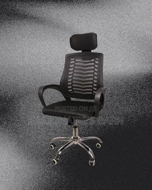 Plush Secretarial Mesh Chair | Lumbar Support