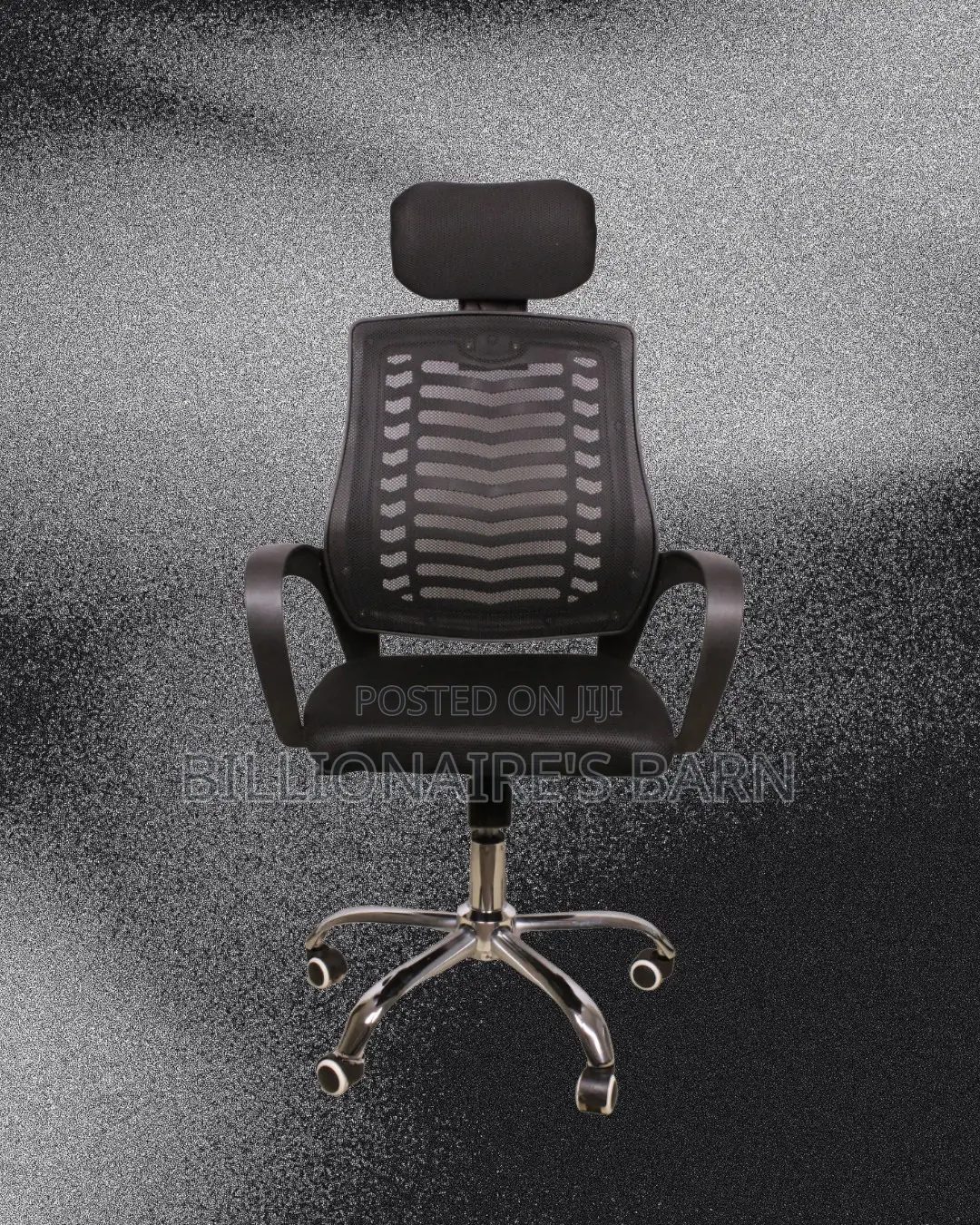Plush Secretarial Mesh Chair | Lumbar Support