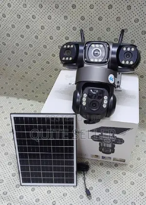 Tripple Lens 4g Outdoor Low Powered Camara Pir Humanoid Detection CCTV