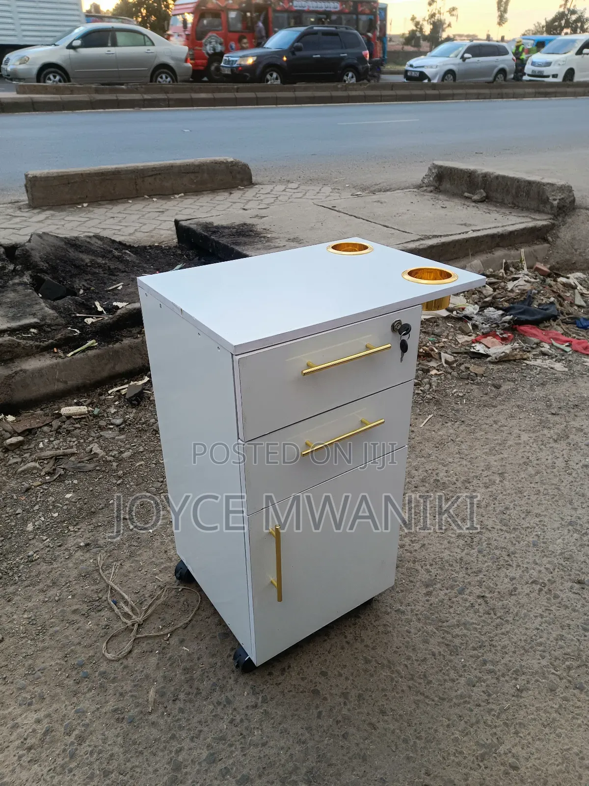 Salon Storage Drawer With Caster Wheels
