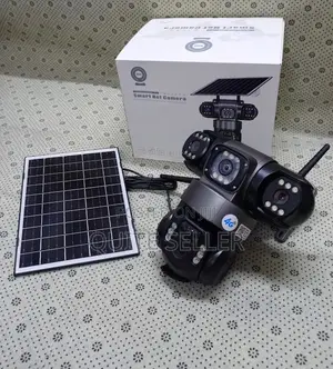 Smart 12 Mp Full Hd Tripple Lens 4g Solar Powered Security CCTV Camera