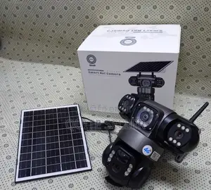 Ripple Lens 4g Solar Powered CCTV Camera / Manual Side Rotation .