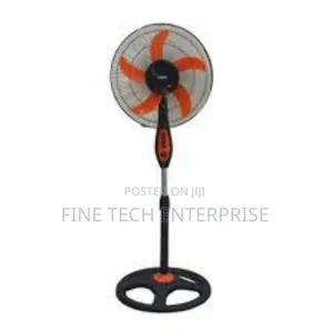 Mika 16 Inches  Orange & Black Standing Fan