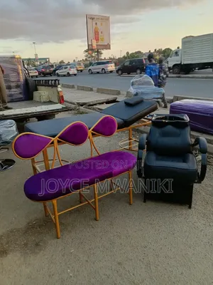 Waiting Seat, Massage Bed and a Sink