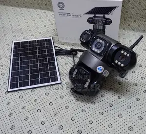 6 Mp Full Hd Tripple Lens 4g Solar Powered CCTV Camera- Two-Way Audio