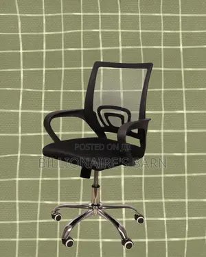 Secretarial Mesh Office Chair | Supportive Steel Frame