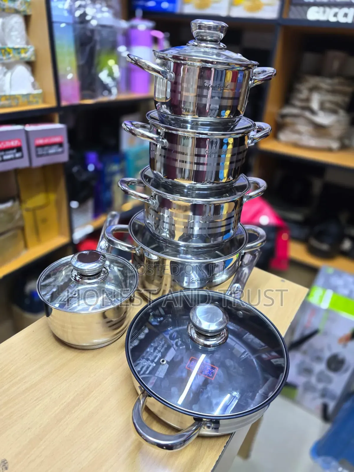 12 Pieces Stainless Steel Cookware