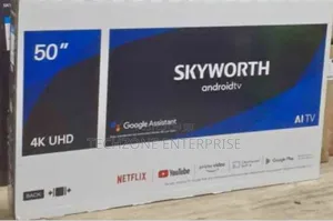 Skyworth 50′′ 50g3a Uhd Google Frameless Tv