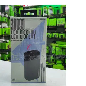 Tecno Tpb-p1301 *30000mah* Omni Tank Power Bank