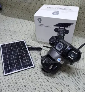 Tripple Lens Auto_tracking CCTV Camera 4g With Storage Loop Recording