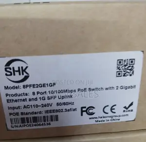 8port 100mbps Poe Switch With SFP and Giga Uplink Port (8pfe2ge1gf)