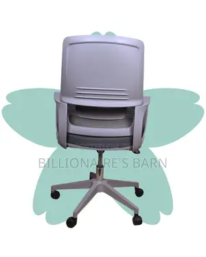 Quiet-Roll Grey Ergonomic Mesh Office Chair | Adjustable Height