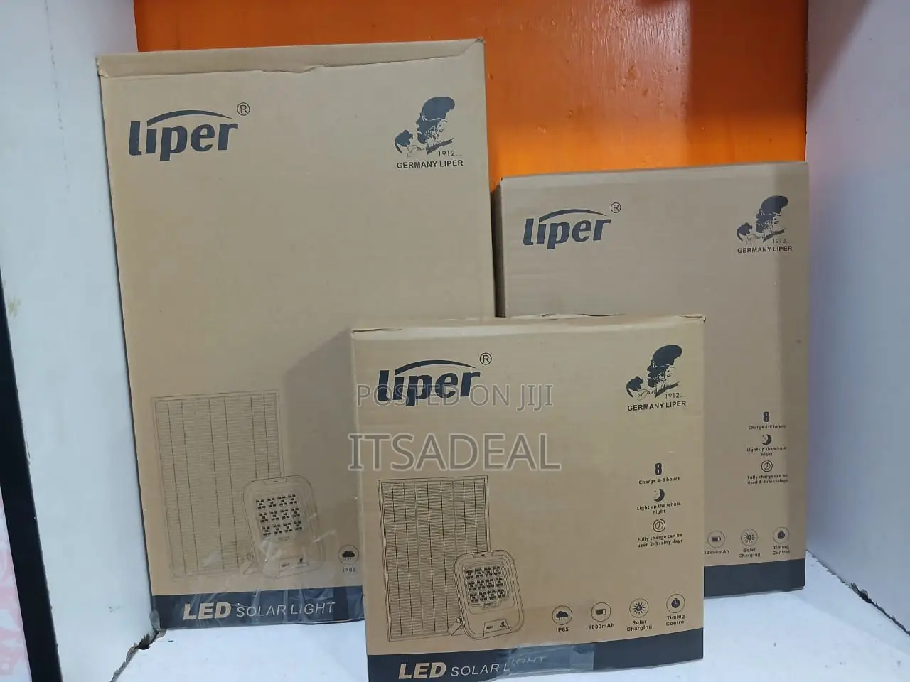Led Solar Flood Light (Germany Liper) 100 Watts
