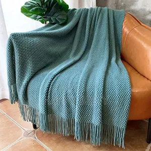 Knitted Throw Blanket