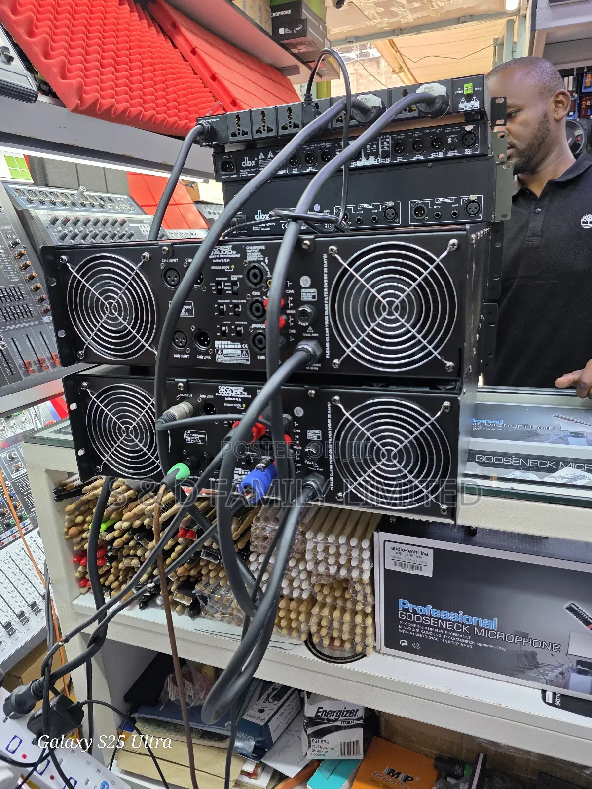 Crest Audio Amplifier Set