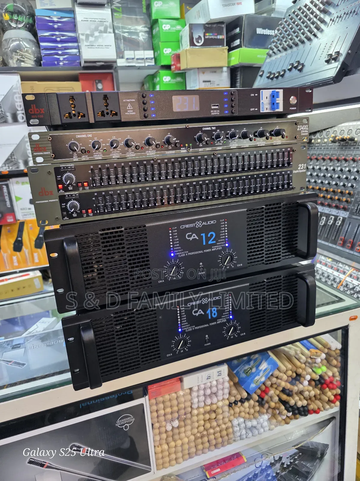 Crest Audio Amplifier Set