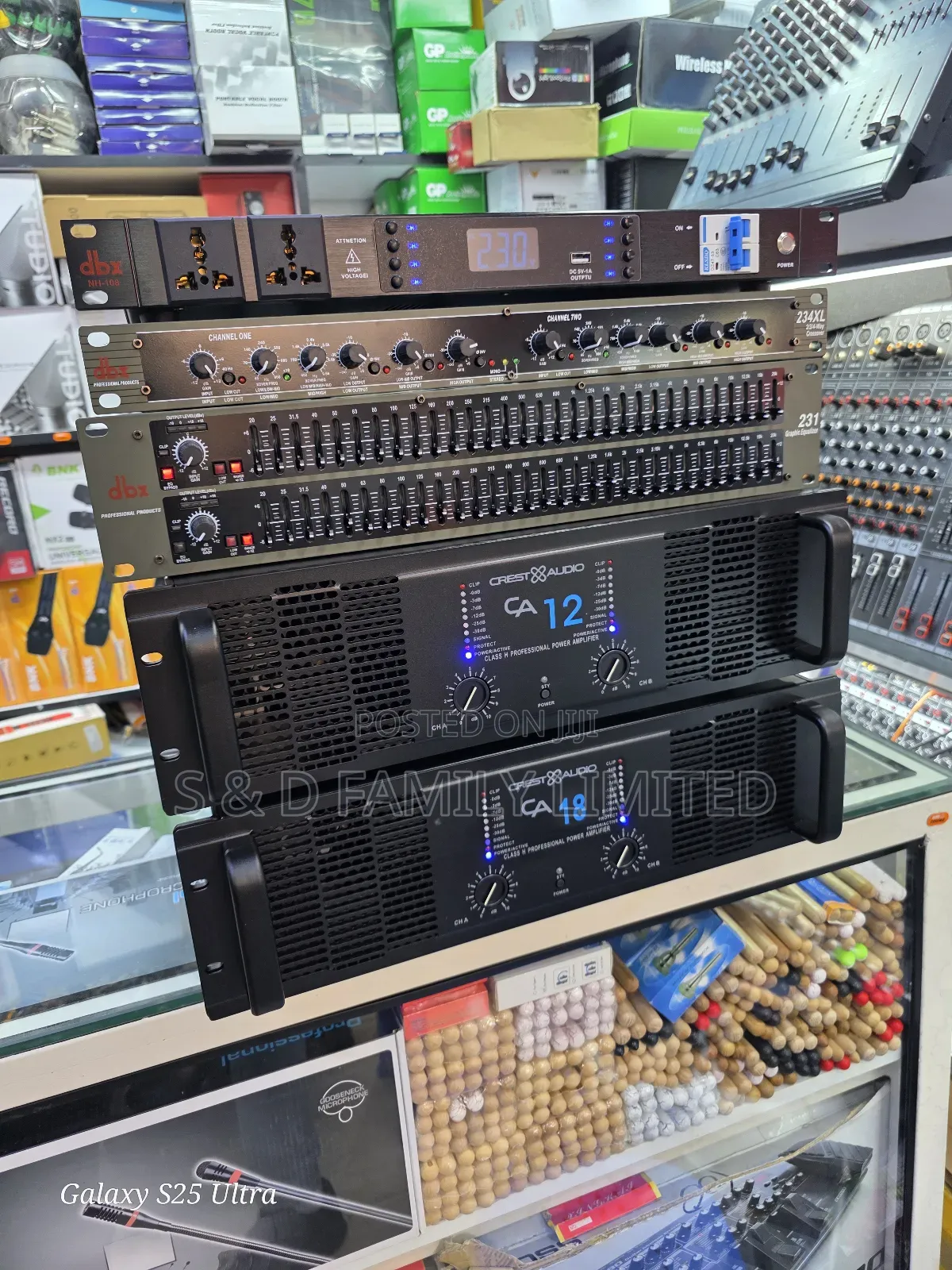 Crest Audio Amplifier Set