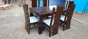 Six Seater Mahogany Dining Table