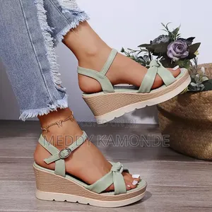 Green Wedge Shoes