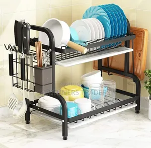 Heavy Duty Dish Rack 2-Tier Dish Rack