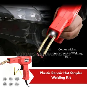Plastics and Vehicle Bumper Repair Hot Stapler Welding Kit With Pins