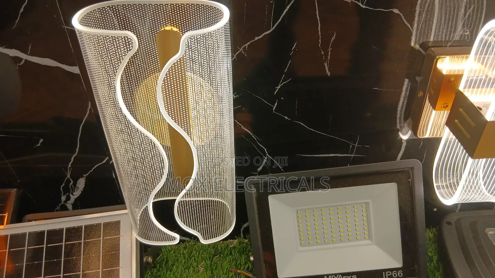 Modern Gold, Acrylic Wall Fixtures