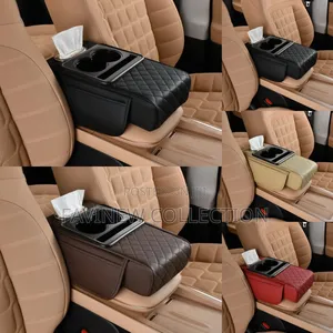 *4 in 1 Car Armrest With Tissue Storage Universal Pad