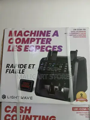 Light Wave Lw-CCM-701 Touch Screen Cash Counting Machine