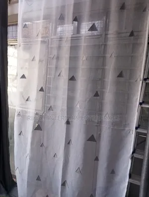 1.5m Detailed Grey Sheer