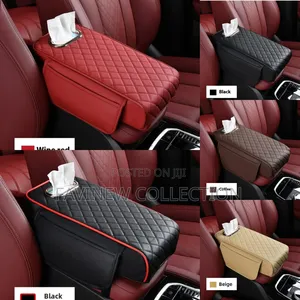 New Design Auto Center Console Car Armrest Cushion With 2 Cups Holder