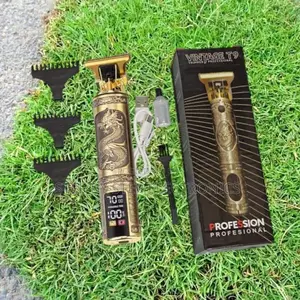 T9 Professional Dragon Hair Clipper Cordless Rechargeable Led