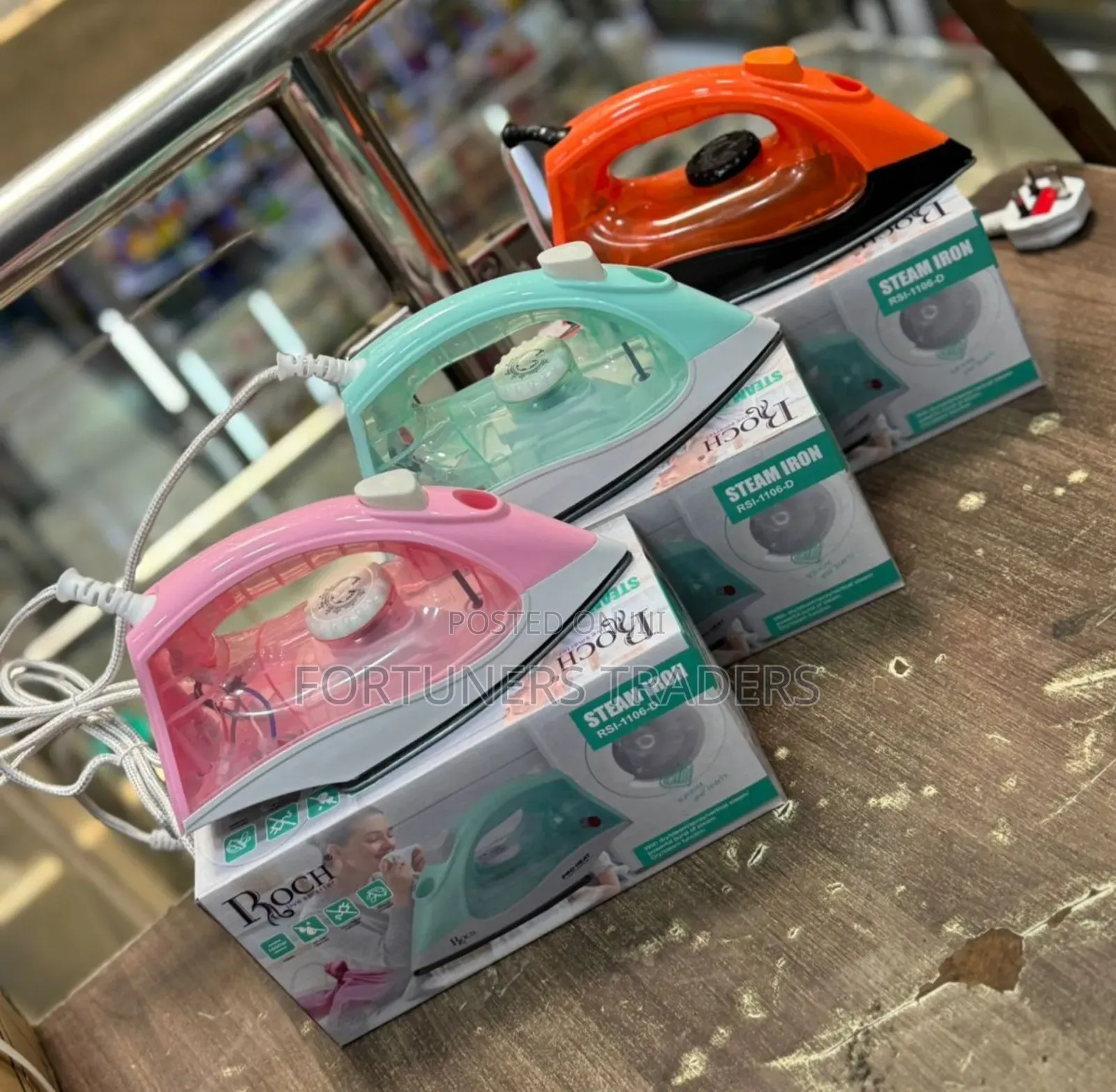Roch Steam Iron Box.