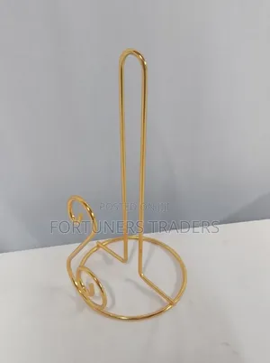 Kitchen Tissue Holder Golden