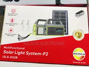 Itel Solar System. Fm/Usb/ Bluetooth and Torches